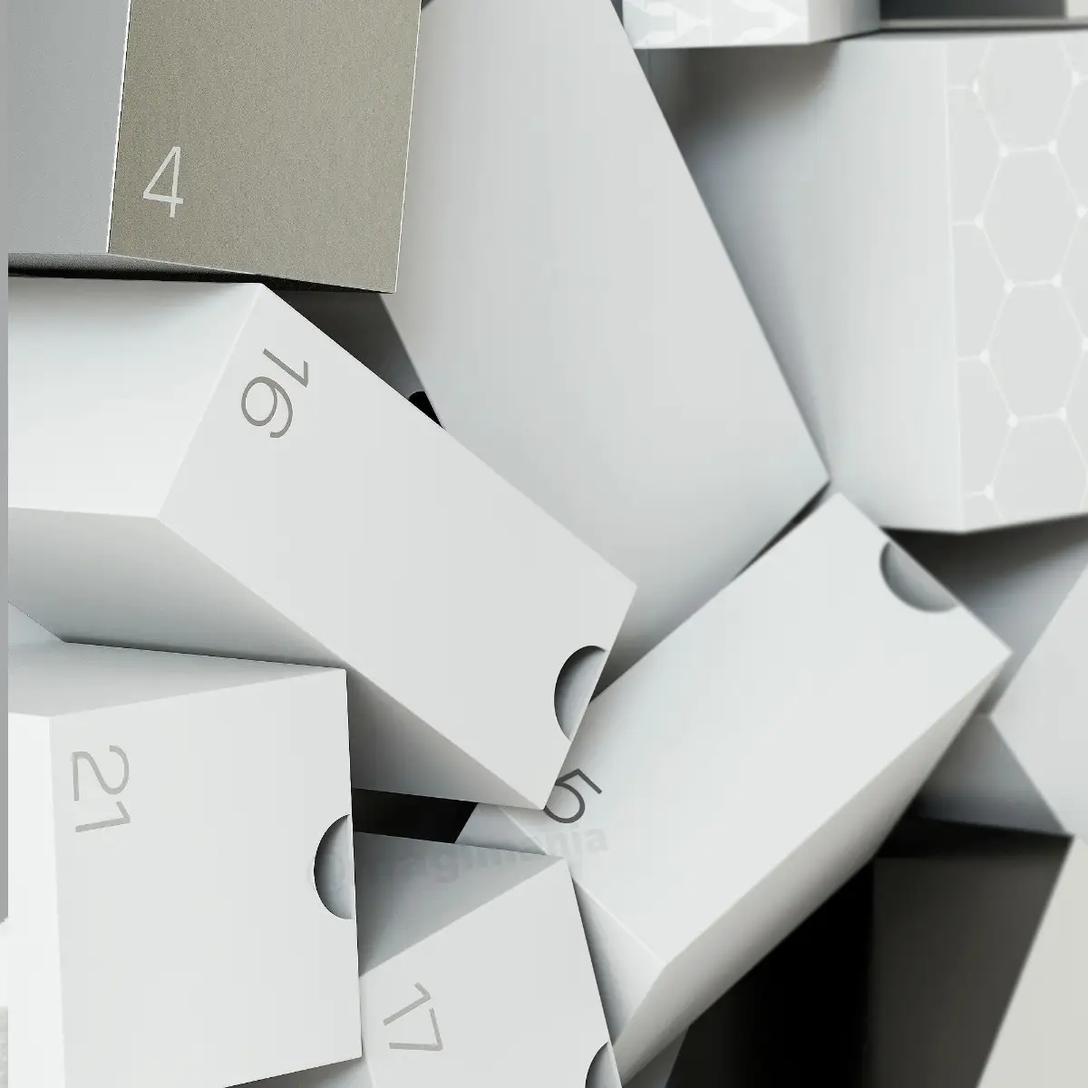 NICHE BEAUTY LAB Advent Calendar 2025 Skincare Beauty Theramid Transparent Acnemy