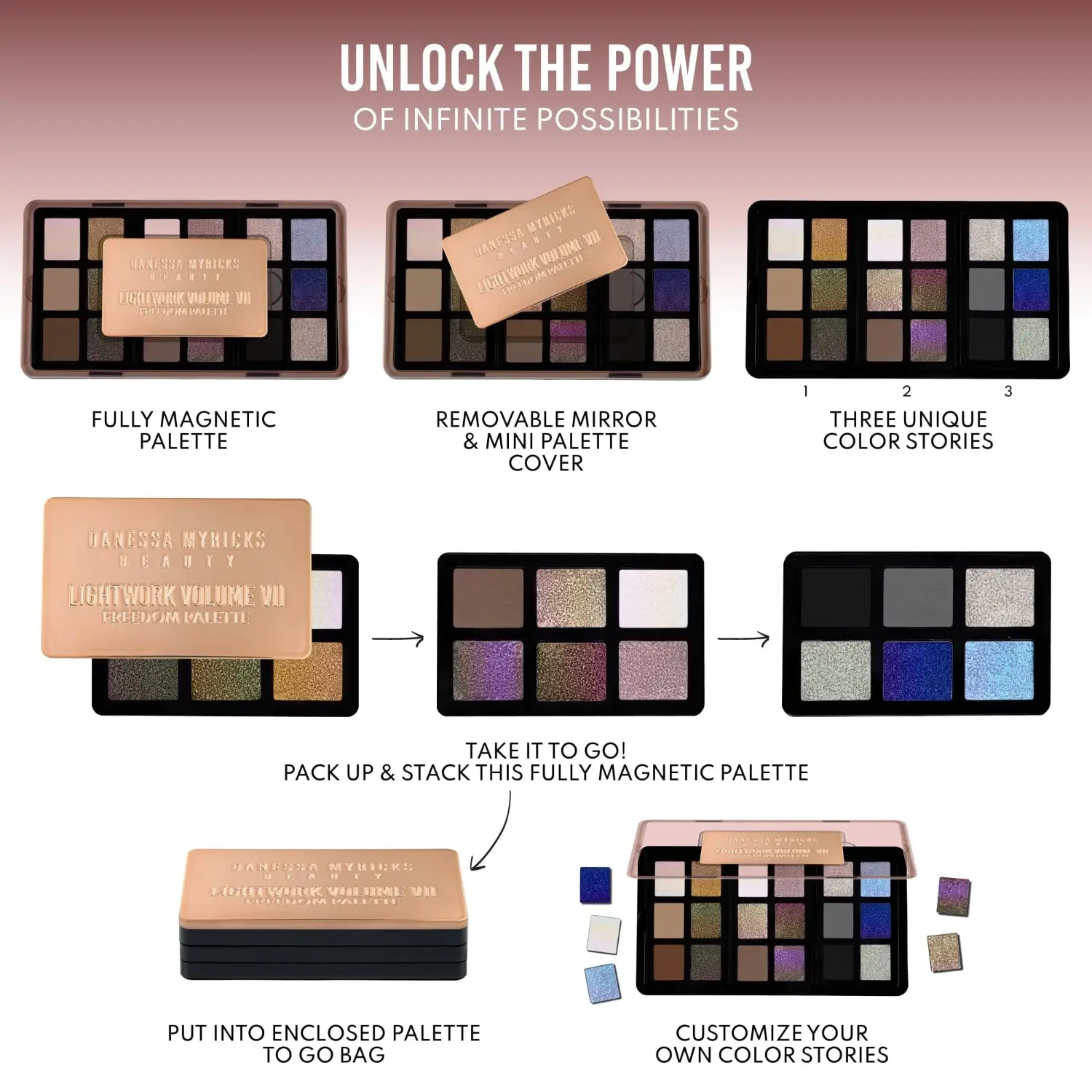 DANESSA MYRICKS Lightwork Volume VII Freedom Palette Magnetic