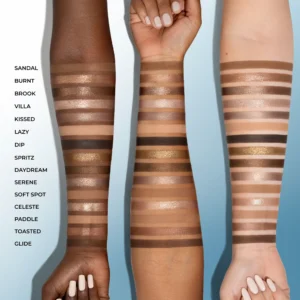 NATASHA DENONA Tan Palette Eyeshadow Swatches Shades Colors