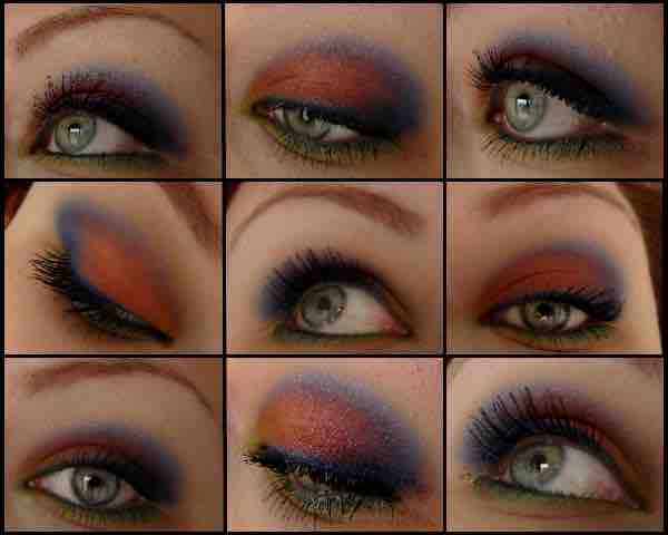 Makeup: MAC Red Brick, Bang on Blue, Coral, Chrome Yellow, Guacamole