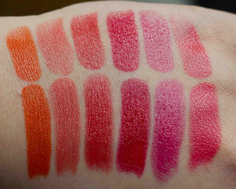 ARTDECO Color & Art Perfect Color Lipstick Swatches ARTDECO Color & Art Perfect Color Lipstick Swatches