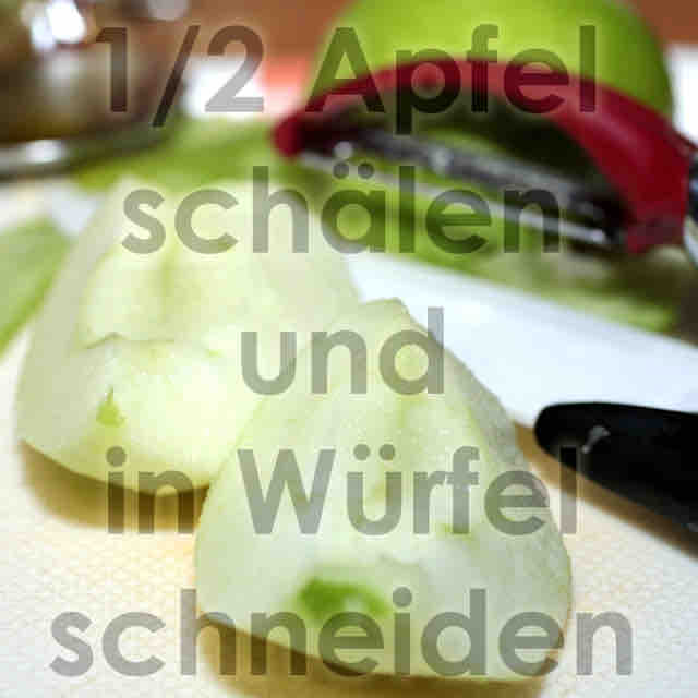Aepfel-wuerfeln