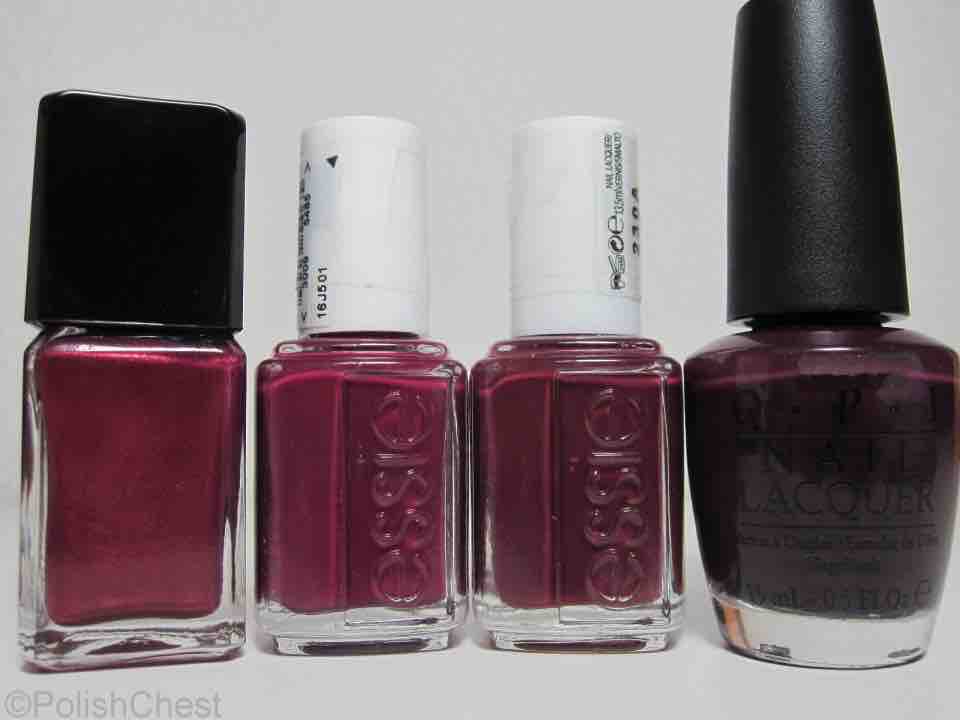 KIKO - 364 | OPI - Just a Little Rösti at This | KIKO - 224 | Chanel - April | OPI - Skyfall