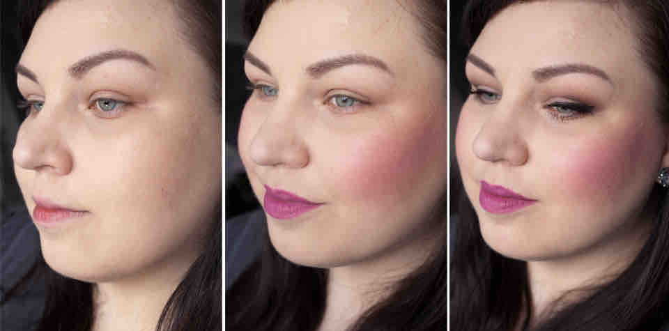 CATRICE Meet Berry Blush & Lipstick vorher - nachher