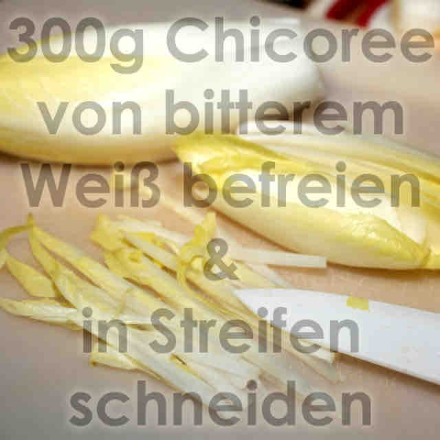 Chicoree-schneiden