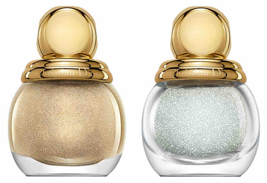 DIOR DIORIFIC DUO MANUCURE BIJOU BASE VERNIS OR ET PERLES CRISTAL Golden Winter Holiday Collection 2013