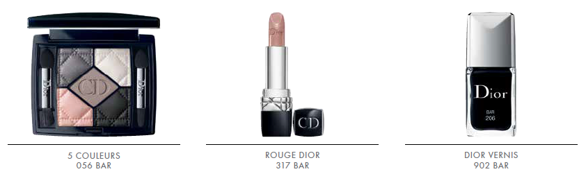 DIOR Gris Bar Look 5 Couleurs Collection 2014
