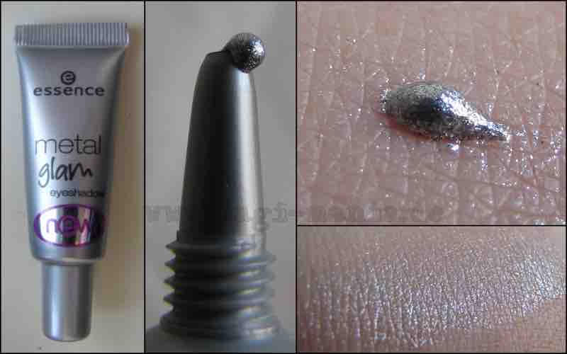 ESSENCE Metal Glam Cream Eyeshadow Silver (2)