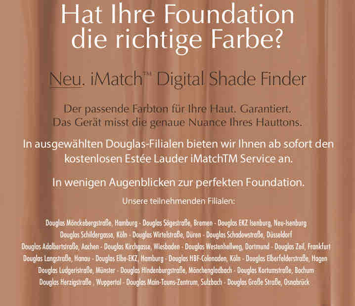 ESTEE LAUDER iMatch Digital Douglas