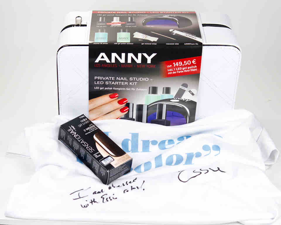 Essie Weingarten Autogramm ANNY LED Gel Polish Starter Kit gewinnen Magimania Adventskalender