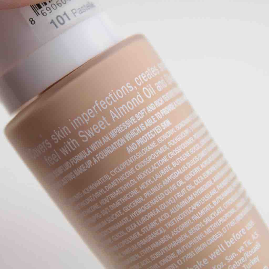 FLORMAR Perfect Cover Foundation 101 Pastelle Makeup