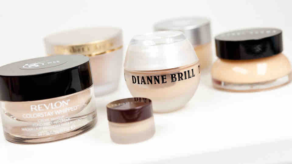 Foundation Jar Tiegel Makeup Dianne Brill Revlon Whipped Laura Mercier Kryolan Bobbi Brown Elizabeth Arden
