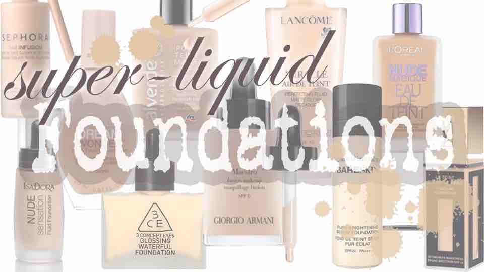 Foundation Makeup super liquid fluid wasserlos Grundierung