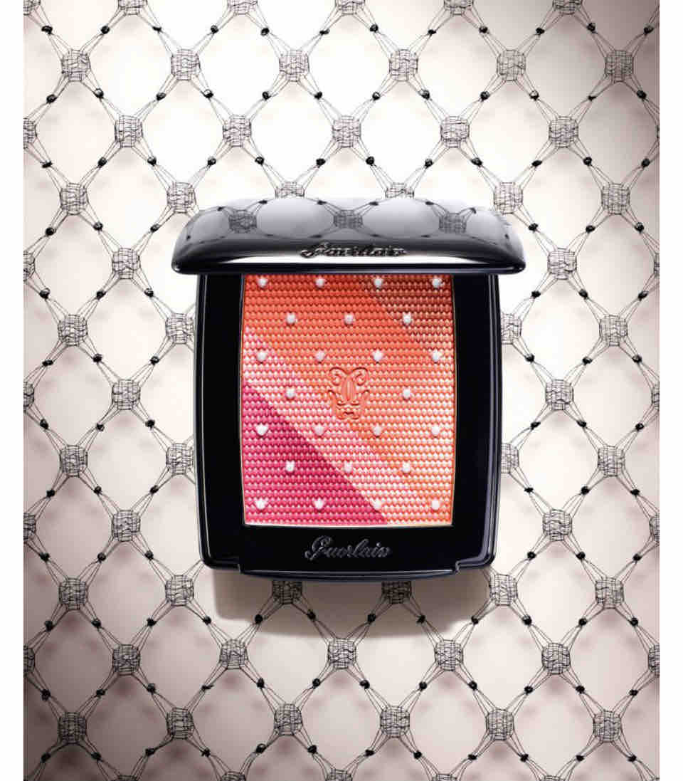 GUERLAIN 4 Blush Couleurs Voilette de Madame Collection 2013
