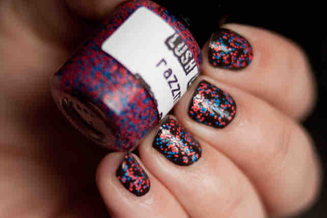 LUSH LACQUER Razzmatazz Confetti Polish (4)