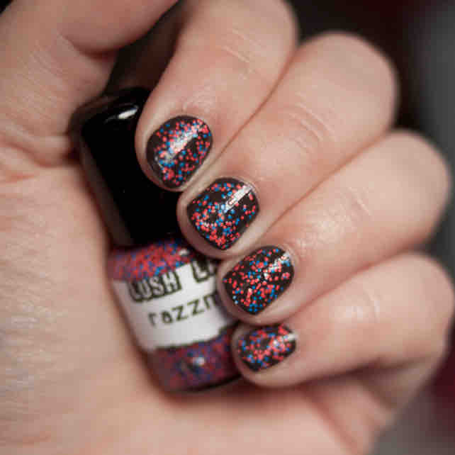 LUSH LACQUER Razzmatazz Confetti Polish (2)
