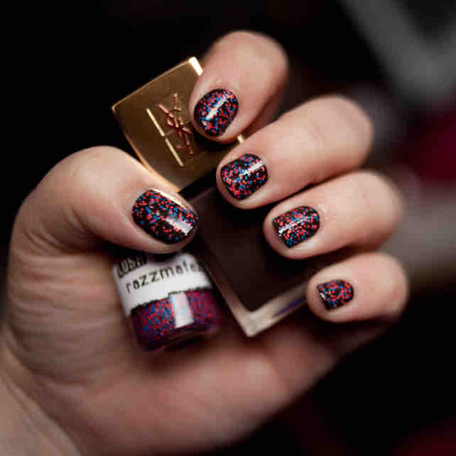 LUSH LACQUER Razzmatazz Confetti Polish