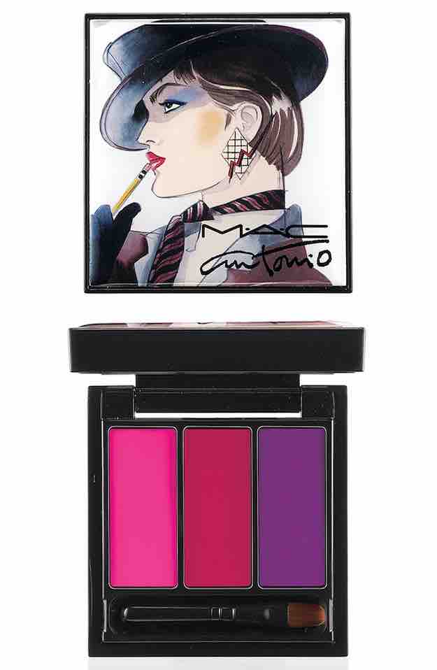 MAC Antonio Lopez 3 Pink Nude Lipstick Palette