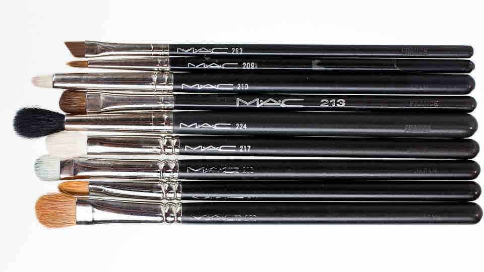 MAC Brushes meine MAC Pinsel Sammlung Eyes MAC Brushes meine MAC Pinsel Sammlung Eyes