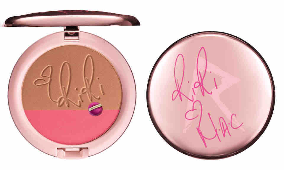 MAC Powder Blush Duo Hibiskus Kiss RiRi hearts MAC Rihanna Fall Collection 2013