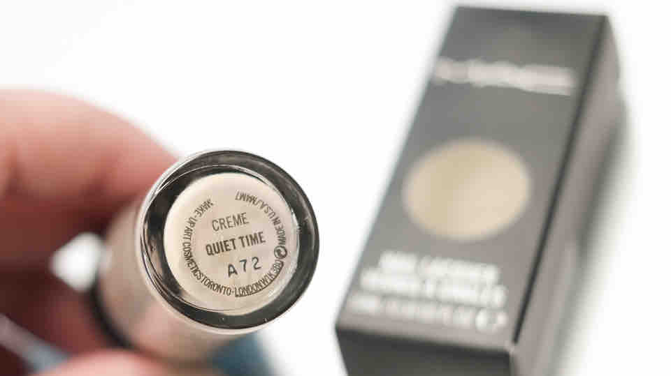 MAC Quiet Time Nail Lacquer Creme-4