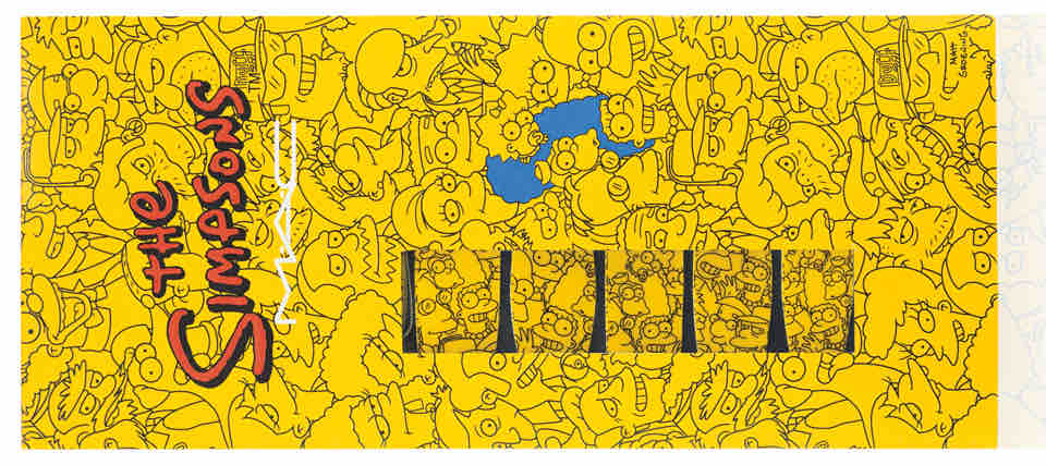 MAC The Simpsons Nail Stickers Marge Simspon Cutie-cles