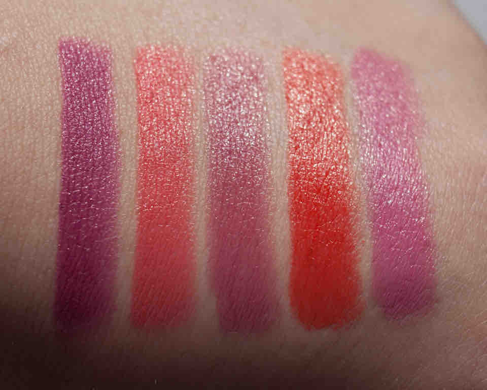 MAYBELLINE Color Sensational Rebel Bouquet Lipsticks Swatches Tageslicht