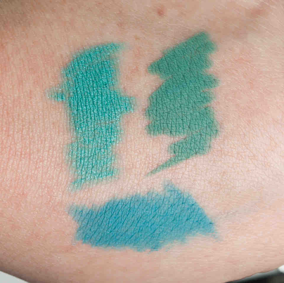 MISSLYN 'Lifestyle' Intense Color Liner vs. DIOR 'Turquoise' Diorshow Liner Swatch