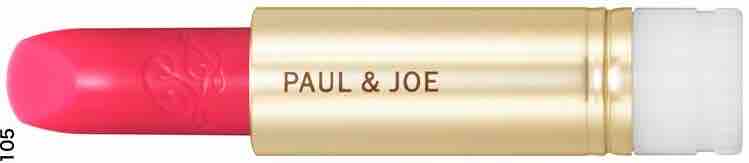 PAUL JOE First Kiss 105 Lipstick - pink with pop that adds flare to every pucker SHEER
