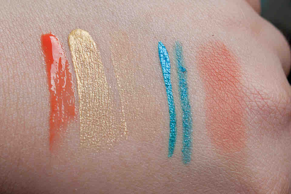 Paul Joe Eye Gloss Lipgloss Milani Turqoise Eyeliner Makeup Look (4)