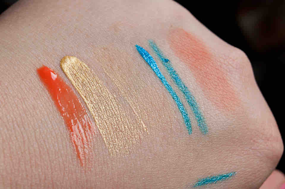 Paul Joe Eye Gloss Lipgloss Milani Turqoise Eyeliner Makeup Look