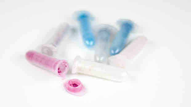 Pigments aufbewahren - Mikrozentrifugengefaesse