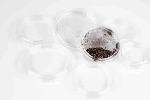 Pigments aufbewahren - Münzkapseln