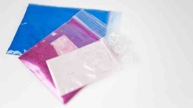 Pigments aufbewahren - Ziplock Bags