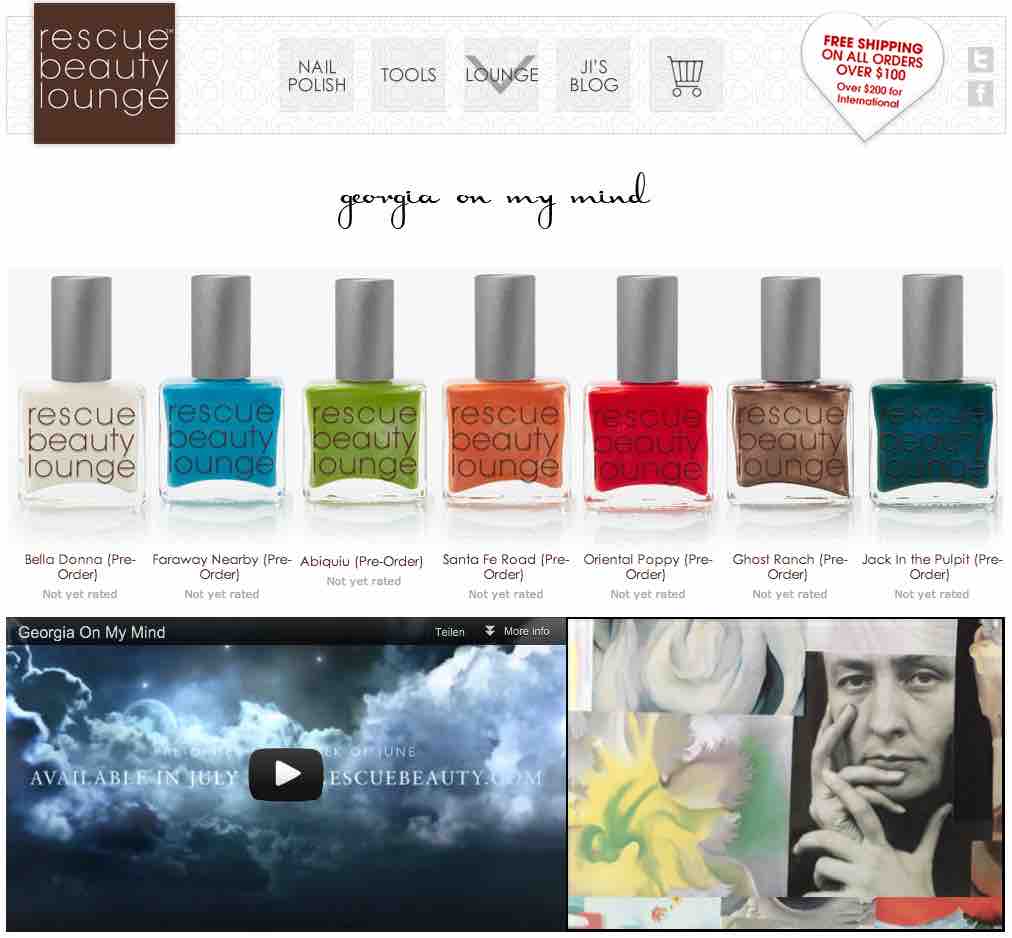 RESCUE BEAUTY LOUNGE Georgia on my Mind