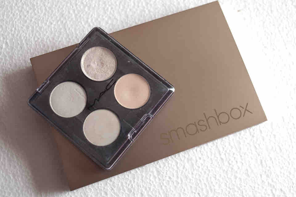 SMASHBOX Heat Wave Eye Shadow Palette Case neben MAC Quad