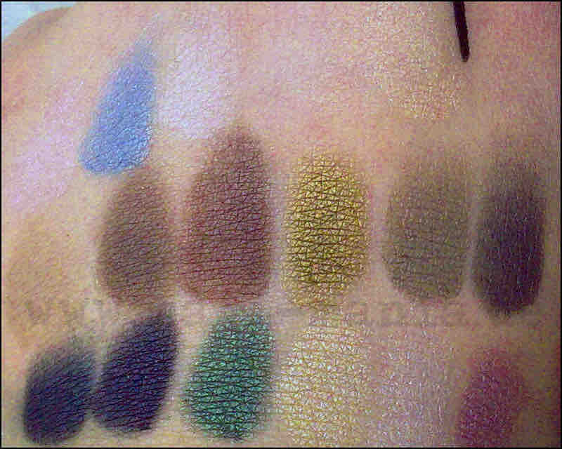 cK Calvin KleinLidschatten Swatches