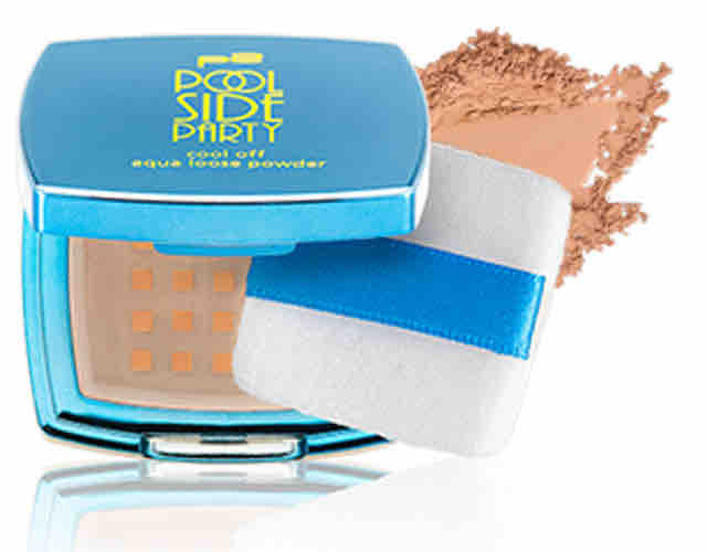 p2 Pool Side Party cool off aqua loose powder p2 Pool Side Party cool off aqua loose powder